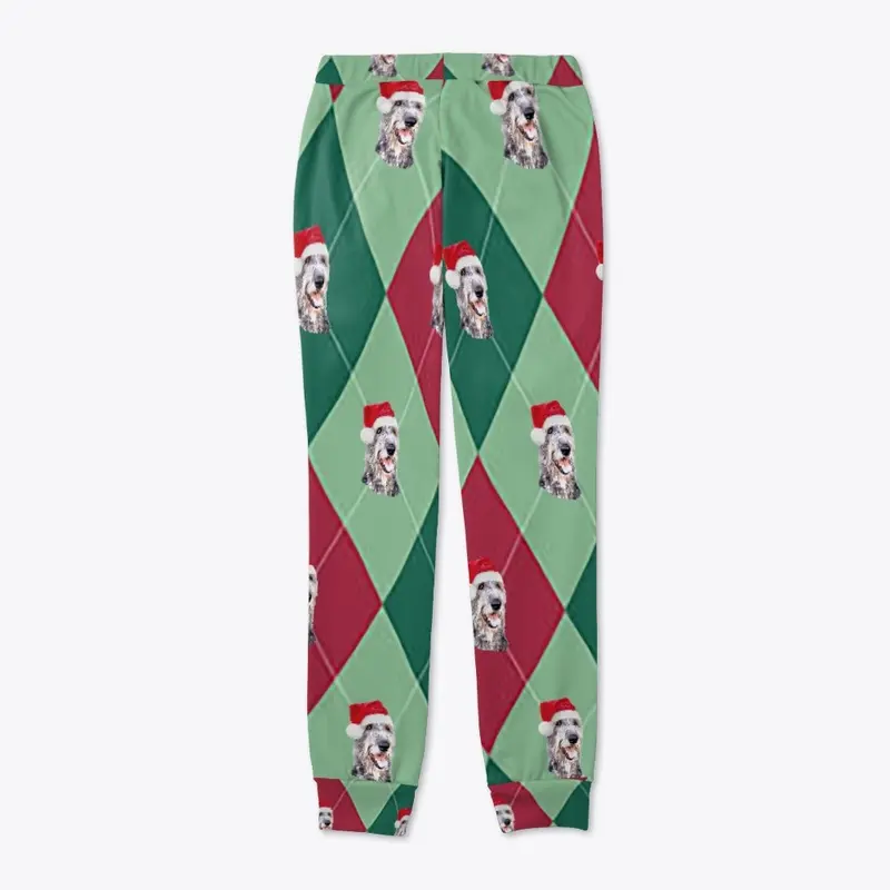 Ugly Sweater - Argyle Santa Wolfhound